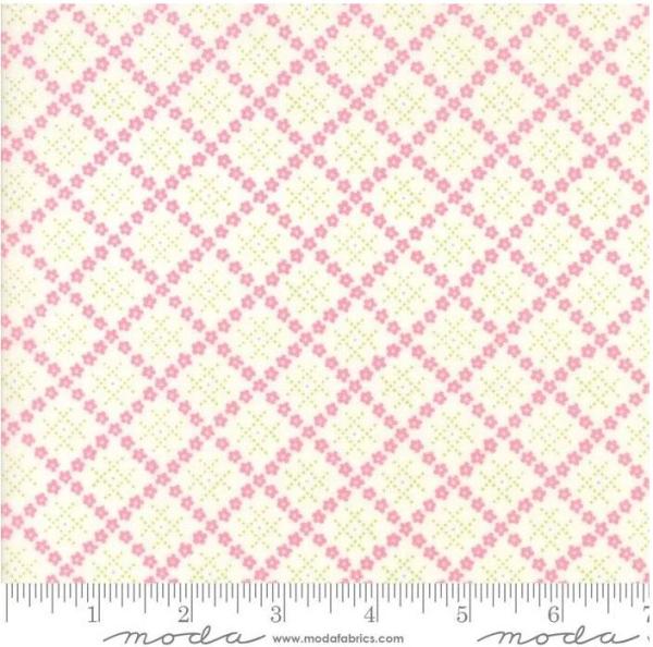 Patchworkbaumwolle Guernsey Kit Flower Plaid Linen 18646 11 for moda